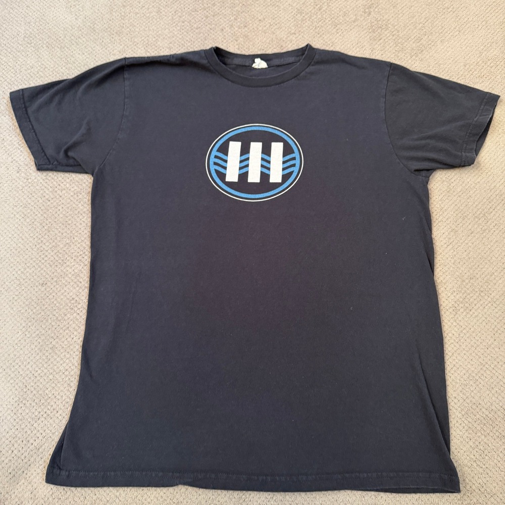 Vintage 2010s Jack White Third Man Records Graphic T-Shirt Black Large
